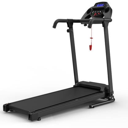 Foldable Treadmill for Home, APP Control & LED Display, 2.5HP Portable Treadmill with Handles