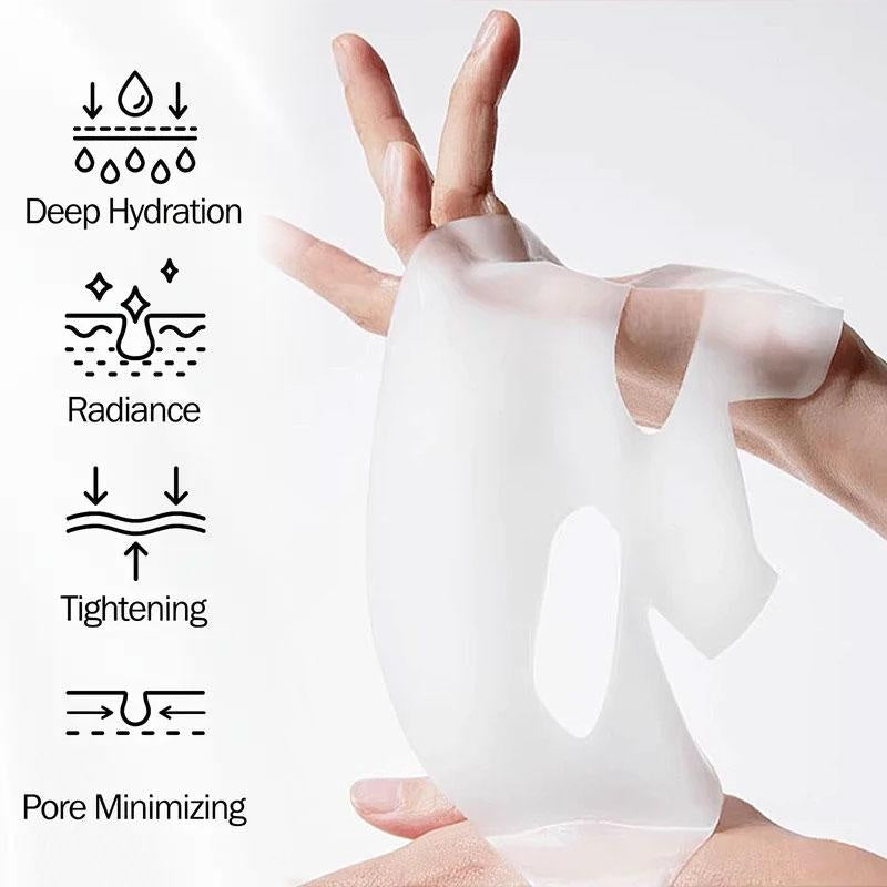 One-piece facial mask