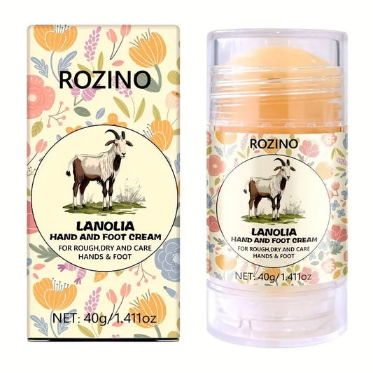 ROZINO Lanolia Hand and Foot Cream, Hand and Foot Moisturizing Cream —— Rejuvenating and Hydrating Care Cream, Deep Skin Hydrating Cream, Suitable for Dry and Cracked Skin