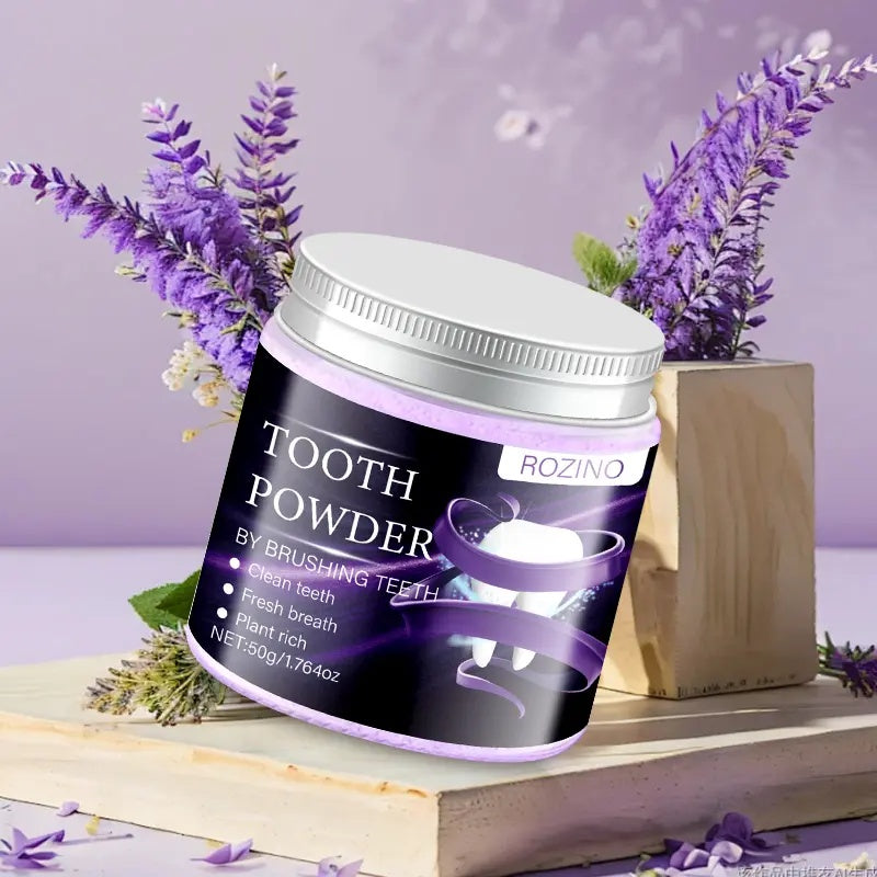 ROZINO Tooth Powder - Natural Oral Care for Clean Teeth & Fresh Breath (50g)