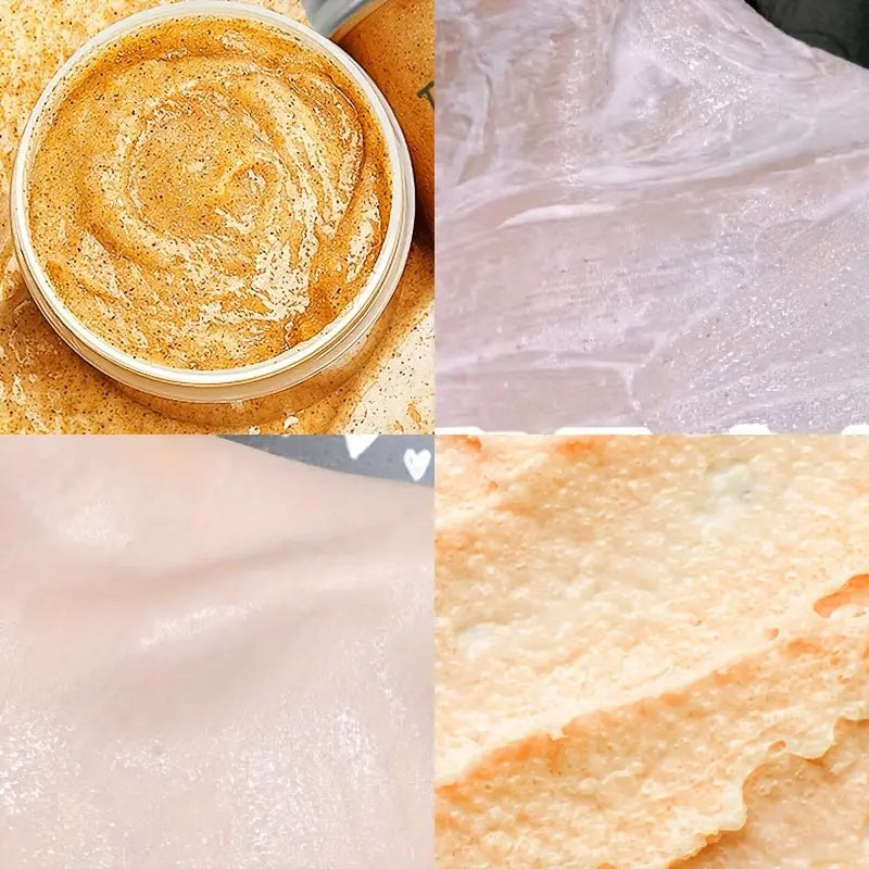 Ultra - Moisturizing & Exfoliating! Rozino Turmeric Scrub, Boosted by Collagen & Vitamin C